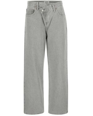 Agolde Wide pantaloni - Grigio