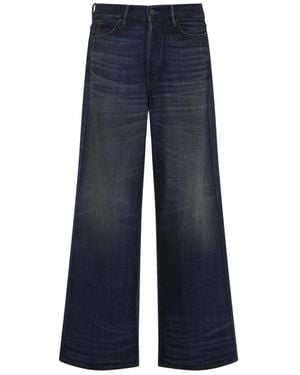 Acne Studios Dunkelblaue Trafalgar Wide Leg Jeans