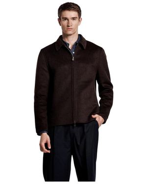 Alter Ego Jassen ,Bruin ,Wol Bryce Wool Jacket - Zwart