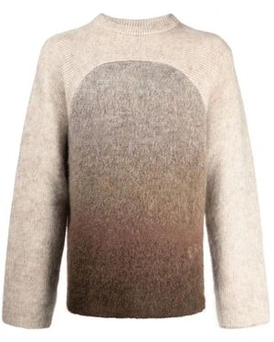 ERL Round-Neck Knitwear - Grey