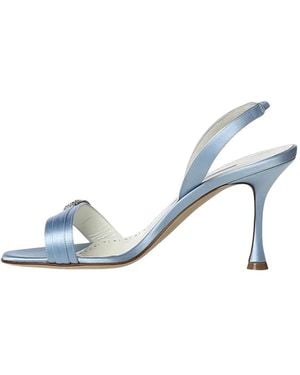 Manolo Blahnik High Heel Sandals - Blue
