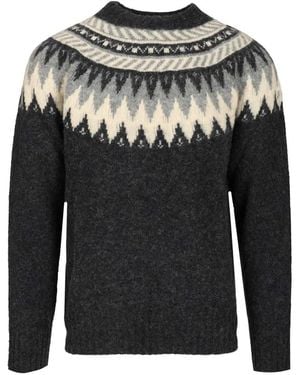 Howlin' Round-Neck Knitwear - Grigio