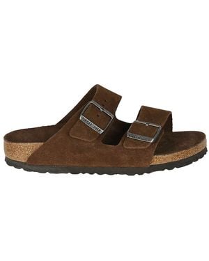 Birkenstock Sliders - Brown