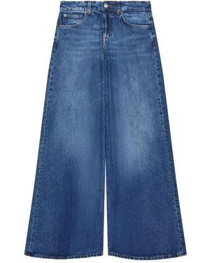 Dondup Marlen Wide-Leg Jeans - Blau