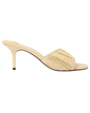 Jacquemus Heeled Mules - Metallic