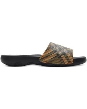 Burberry Sliders - Brown