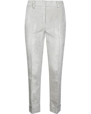 Incotex Cropped Trousers - Gris