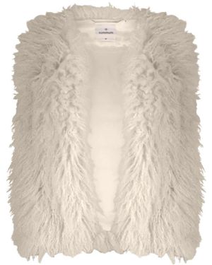 Summum Jassen ,Nepbont Faux Fur Gilet - Naturel