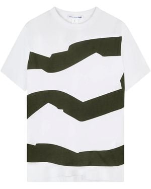Comme des Garçons Abstract Print T-Shirt 02 - Groen