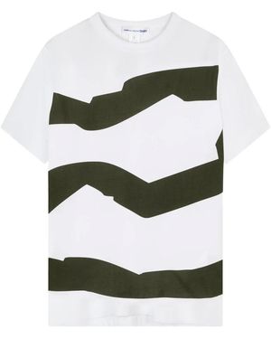 Comme des Garçons Abstract Print T-Shirt 02 - Groen
