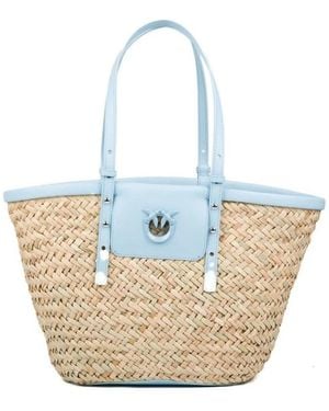 Pinko Tote Bags - Blu
