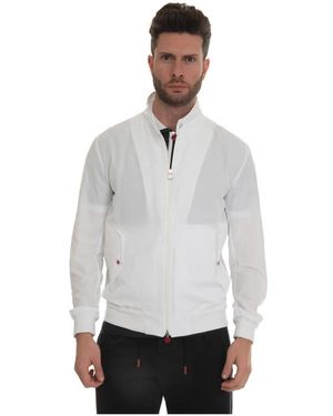 Kiton Bomber Jackets - Grigio