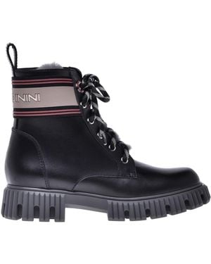 Baldinini Lace-Up Boots - Black