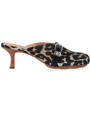 Ganni Court Shoes - Black