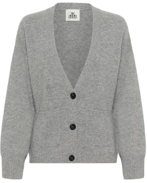 Karen By Simonsen Truien & Vesten ,Grijs ,Leer Cardigans