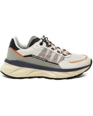 Piquadro Technischer Stoff-Sneaker - Weiß