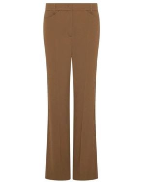 Marella Straight Trousers - Marrón
