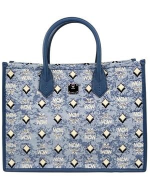 MCM Tote Bags - Azul