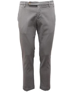 Entre Amis Slim-Fit Trousers - Gris