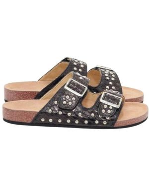 Claris Virot Sliders - Brown