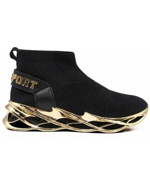 Philipp Plein Low Sock Runner - Zwart