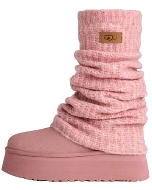 UGG Classic Mini Dipper Legwarmer Boot - Pink