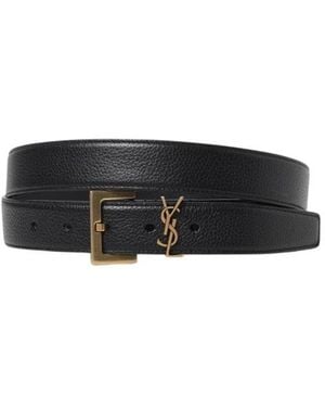 Saint Laurent Belts - Black