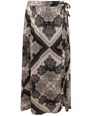 EMMA & GAIA Midi Skirts - Brown