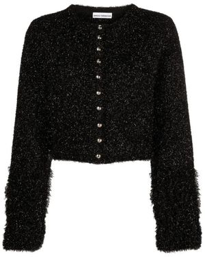 Rabanne Truien & Vesten ,Zwart ,Zwarte Cardigan