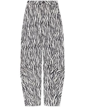 ROTATE BIRGER CHRISTENSEN Wide Pants - White