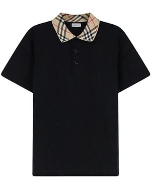 Burberry Polo Shirts - Schwarz