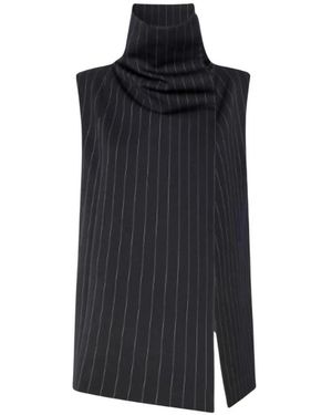Sportmax Tops ,Zwart ,Sleeveless Tops
