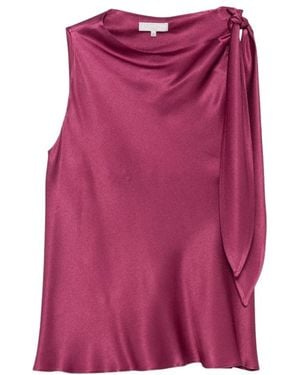 Antonelli Sleeveless Tops - Purple