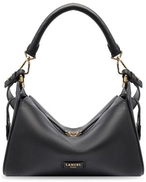 Lancel Tassen ,Zwart ,Leer Louison Hobo Zip M