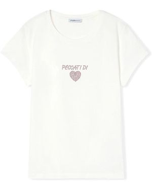 mötivi Tops ,Wit ,Katoen T-Shirts
