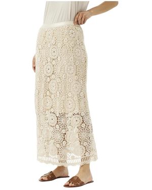 iN FRONT Maxi Skirts - Neutro