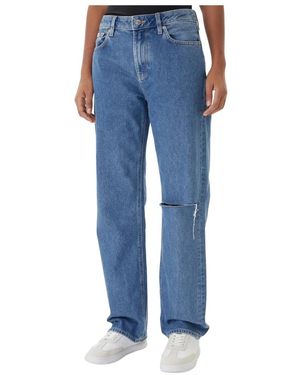 Calvin Klein Jeans ,Blauw ,Katoen Eu 90S Straight Jeans