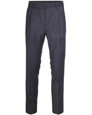 Lubiam Suit Trousers - Bleu