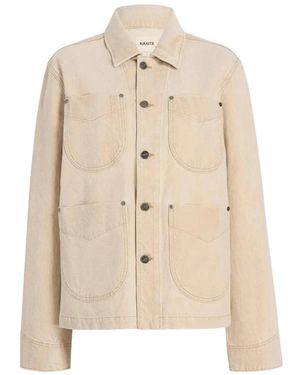 KHAITE Jassen ,Katoen Wyatt Jacket - Naturel