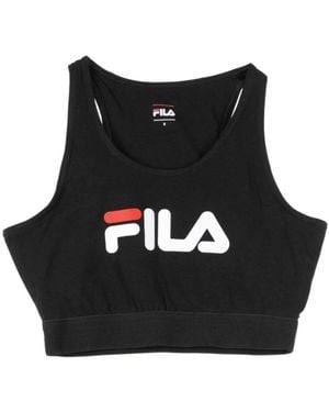 Fila Crop Top - Zwart