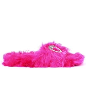 Chiara Ferragni Shoes > flip flops & sliders > sliders - Rose