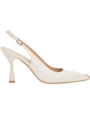 ESTRO Slingback Pumps Mit Goldenem Stiletto-Absatz - Weiß