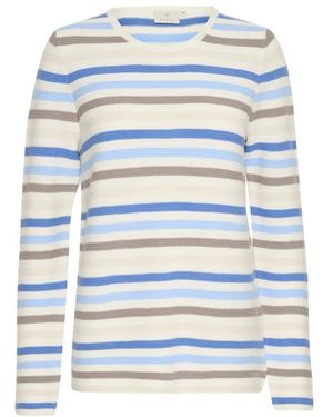 Kaffe Round-Neck Knitwear - Blue