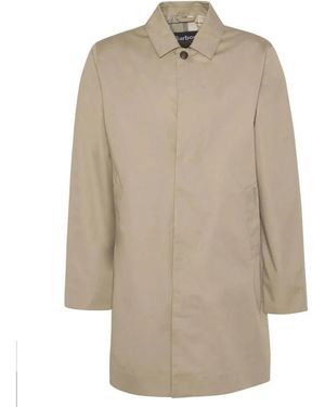 Barbour Single-Breasted Coats - Natural