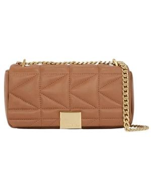 KARL LAGERFELD K/Kuilt Small Crossbody - Braun
