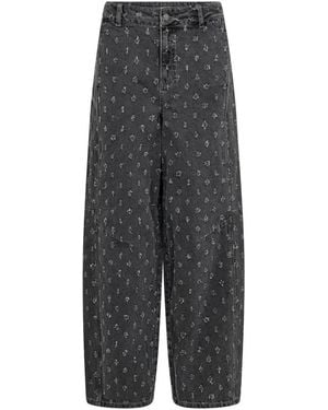 co'couture Wijde Jeans - Grijs