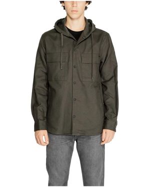 Antony Morato Groene Hooded Katoenen Shirt Herfst/Winter