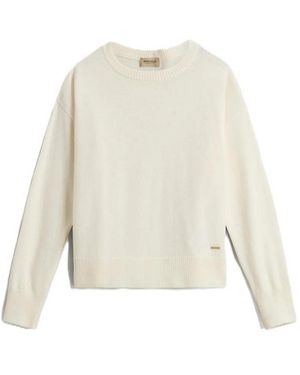 Woolrich Round-Neck Knitwear - Blanco