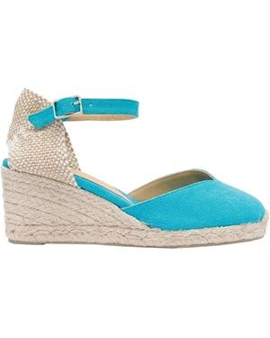 Castañer Schoenen ,Blauw ,Zeppa