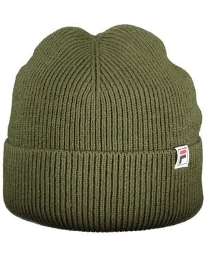 Fila Accessoires ,Groen ,Verde Polyacryl Muts